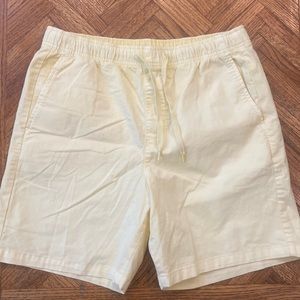 GAP, S, Light Yellow 7” Easy Short, Elastic Waist